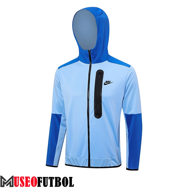 Chaqueta Con Capucha Nike Azul Claro 2023/2024