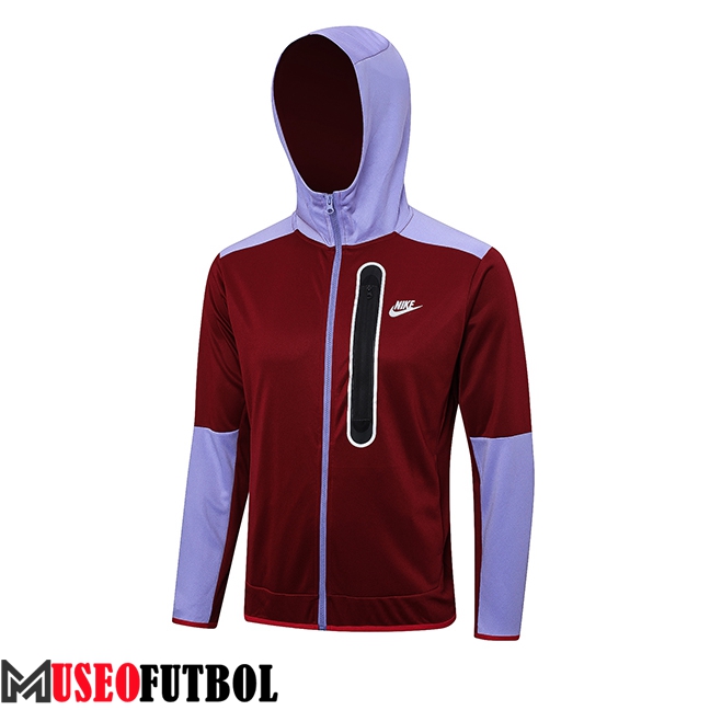 Chaqueta Con Capucha Nike Rojo/Violeta 2023/2024