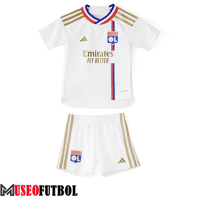 Nueva Camisetas De Futbol Lyon Ninos Primera 2023/2024