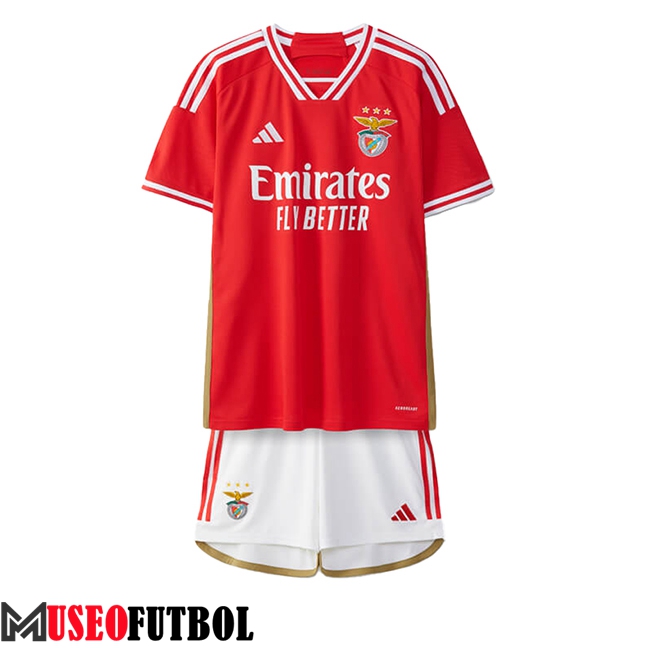 Camisetas De Futbol S.L.Benfica Ninos Primera 2023/2024