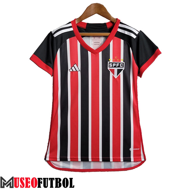 Camisetas De Futbol Sao Paulo FC Mujer Segunda 2023/2024