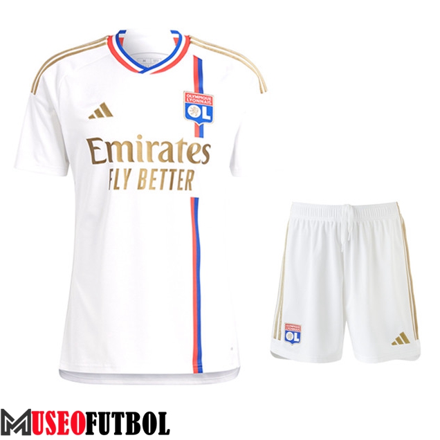 Camisetas Futbol Lyon Primera + Cortos 2023/2024