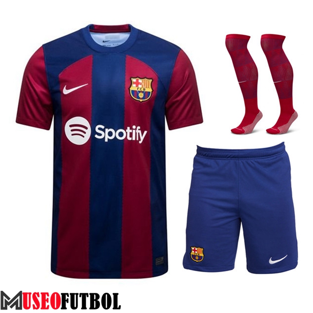 Camisetas Futbol FC Barcelona Primera (Cortos + Calcetines) 2023/2024