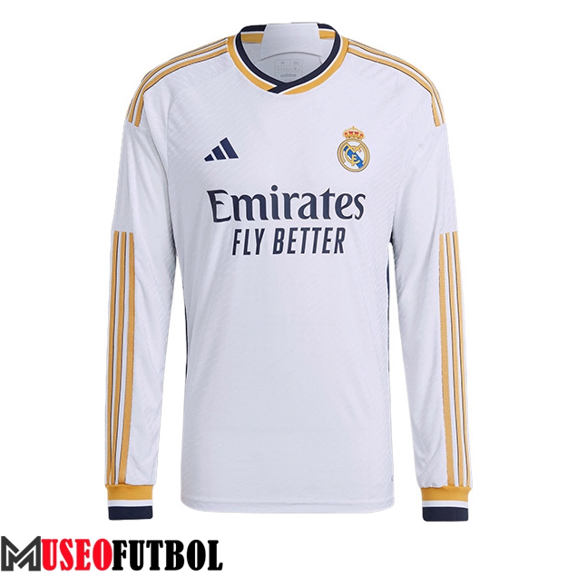 Nueva Camisetas De Futbol Real Madrid Primera Manga Larga 2023/2024