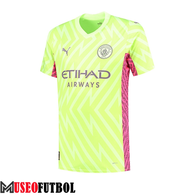 Camisetas De Futbol Manchester City Portero Shine Verde 2023/2024