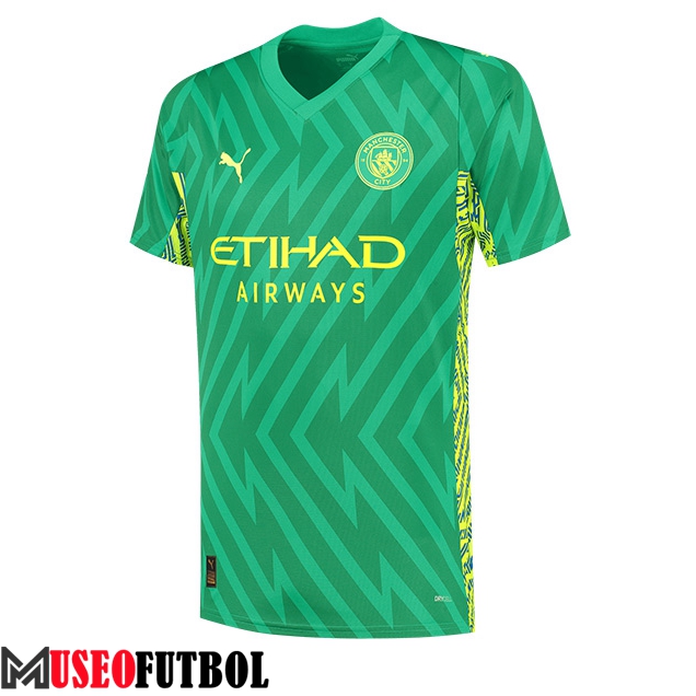 Camisetas De Futbol Manchester City Portero Verde 2023/2024