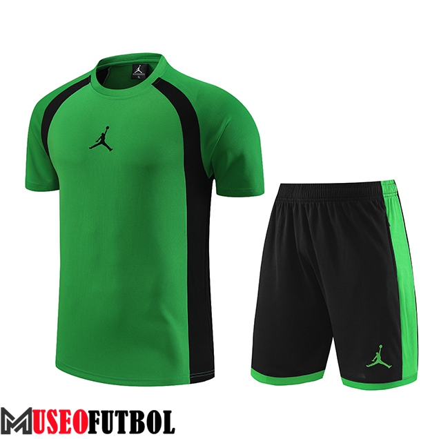 Camiseta Entrenamiento + Cortos Jordan Verde 2023/2024