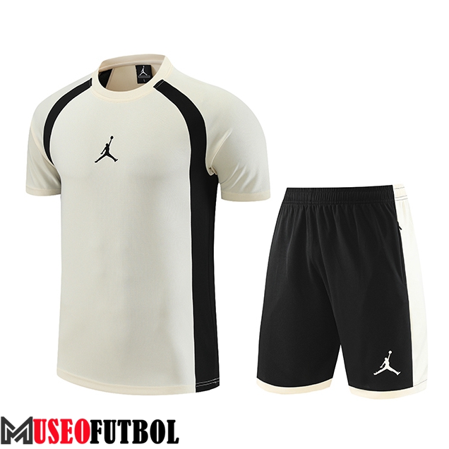 Camiseta Entrenamiento + Cortos Jordan Blanco 2023/2024