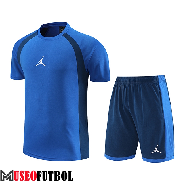 Camiseta Entrenamiento + Cortos Jordan Azul 2023/2024