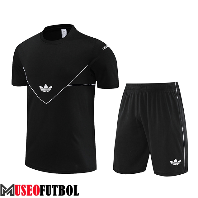 Camiseta Entrenamiento + Cortos Adidas Negro 2023/2024