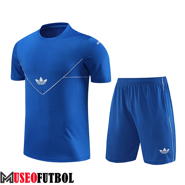 Camiseta Entrenamiento + Cortos Adidas Azul 2023/2024