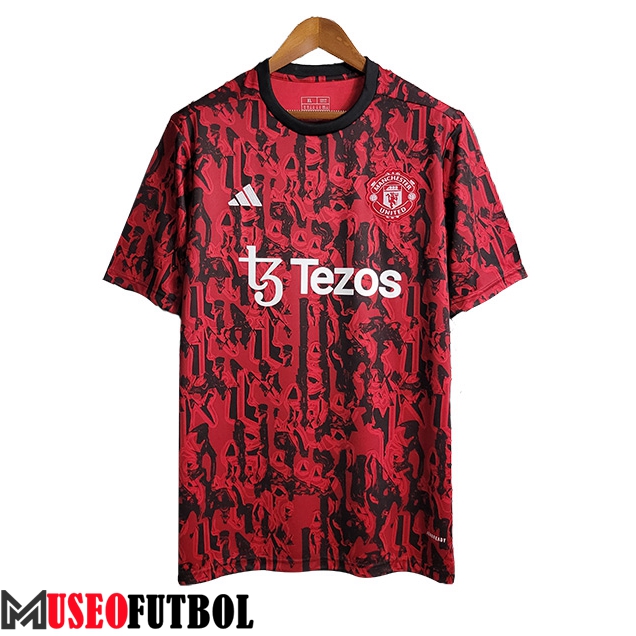 Camiseta Entrenamiento Manchester United Rojo 2023/2024