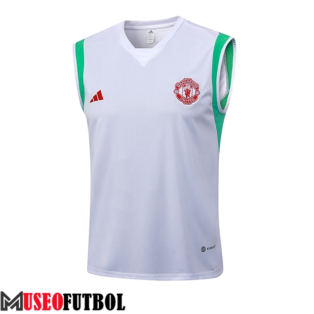 Chalecos De Futbol Manchester United Blanco 2023/2024