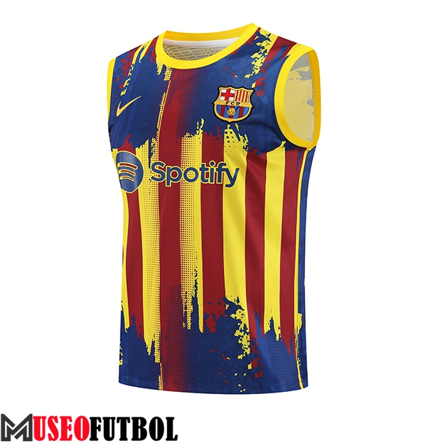 Chalecos De Futbol FC Barcelona Amarillo/Rojo/Azul 2023/2024