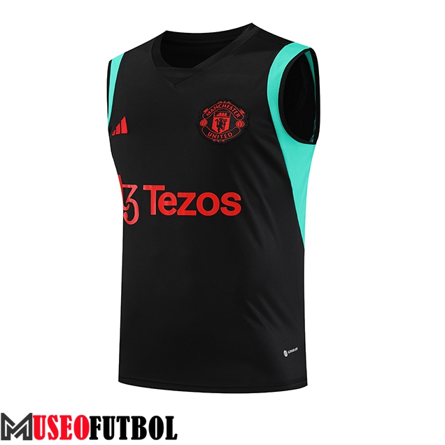 Chalecos De Futbol Manchester United Negro 2023/2024 -04