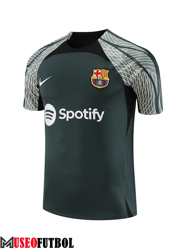 Camiseta Entrenamiento FC Barcelona Verde 2023/2024 -03