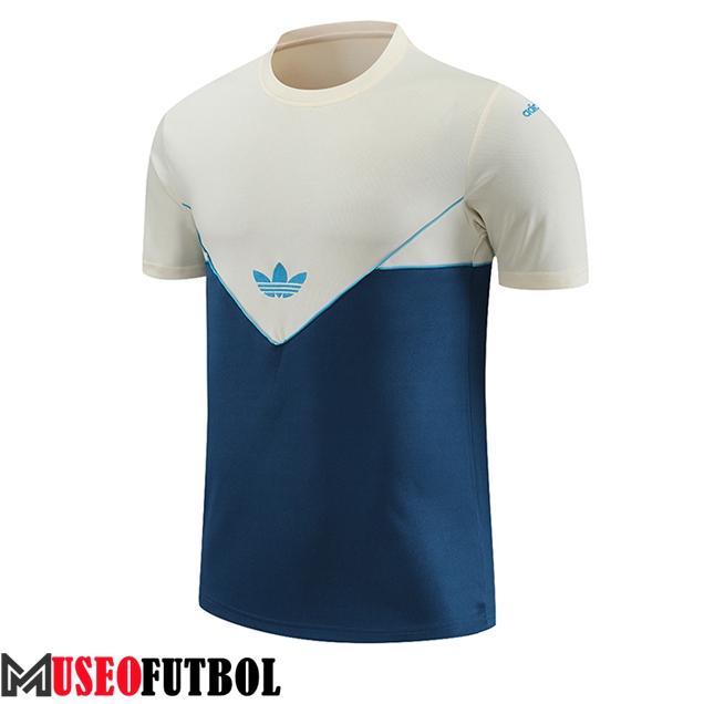 Camiseta Entrenamiento Adidas Blanco/Azul 2023/2024