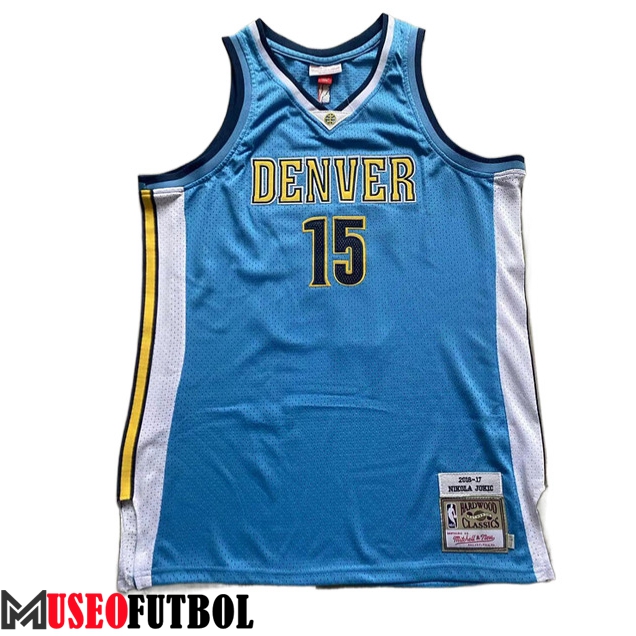 Camisetas Denver Nuggets (JOKIC #15) 2023/24 Azul Claro