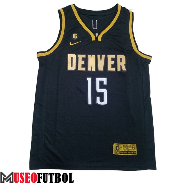 Camisetas Denver Nuggets (JOKIC #15) 2023/24 Negro -03