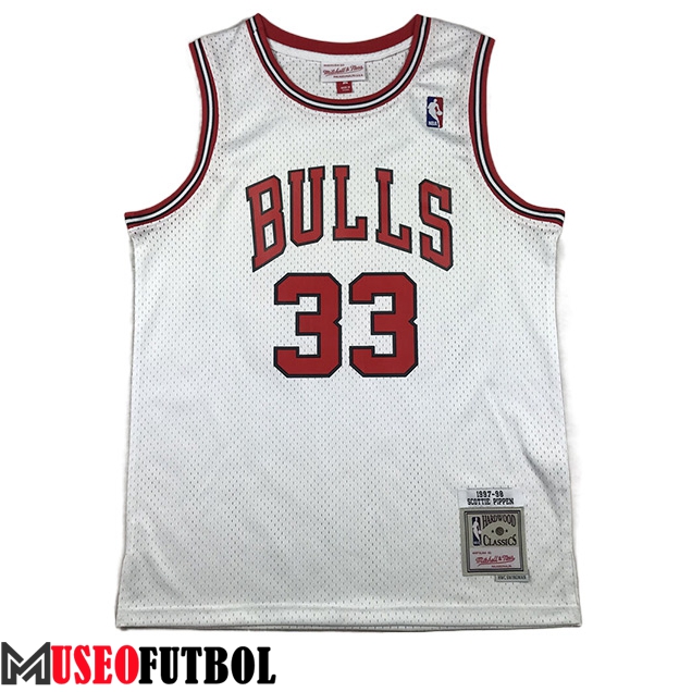 Camisetas Chicago Bulls (PIPPEN #33) 2023/24 Blanco