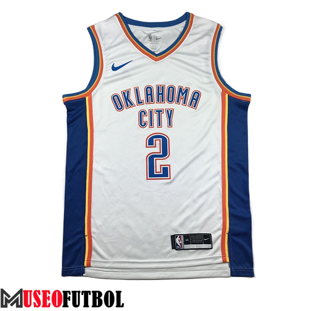 Camisetas Oklahoma City Thunder (GILGEOUS-ALEXANDER #2) 2023/24 Blanco