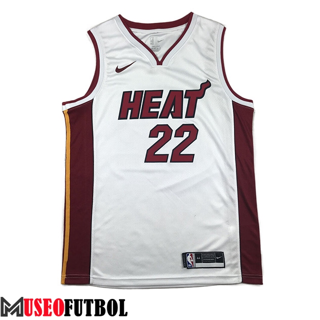 Camisetas Miami Heat (BUTLER #22) 2023/24 Blanco -06