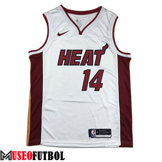 Camisetas Miami Heat (HERRO #14) 2023/24 Blanco -06