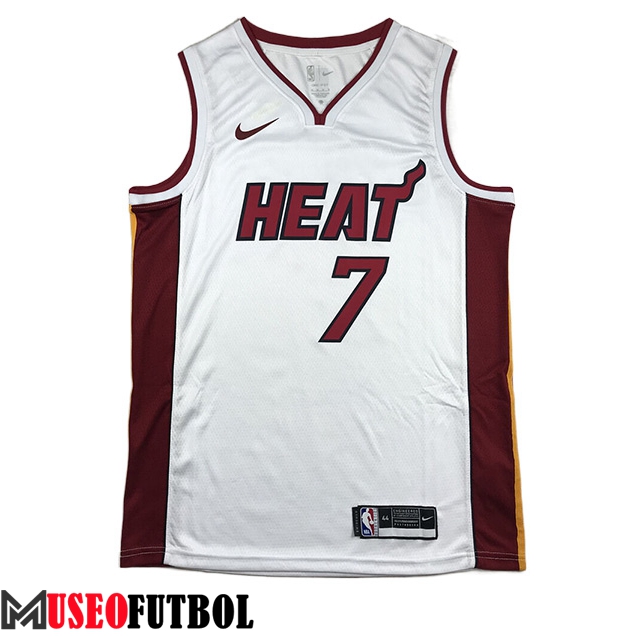 Camisetas Miami Heat (LOWRY #7) 2023/24 Blanco