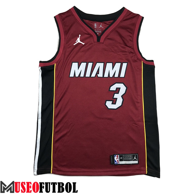 Camisetas Miami Heat (WADE #3) 2023/24 Rojo