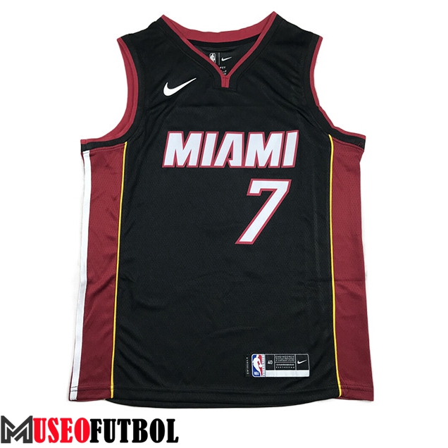 Camisetas Miami Heat (LOWRY #7) 2023/24 Negro