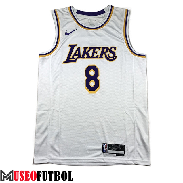 Camisetas Los Angeles Lakers (BRYANT #8) 2023/24 Blanco