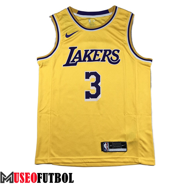 Camisetas Los Angeles Lakers (DAVIS #3) 2023/24 Amarillo