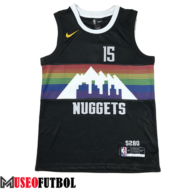 Camisetas Denver Nuggets (JOKIC #15) 2023/24 Negro -02