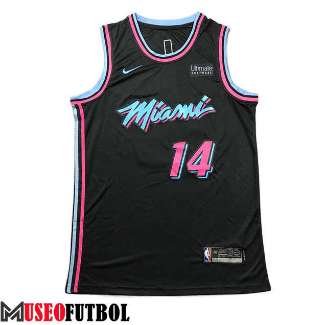 Camisetas Miami Heat (HERRO #14) 2023/24 Negro -04