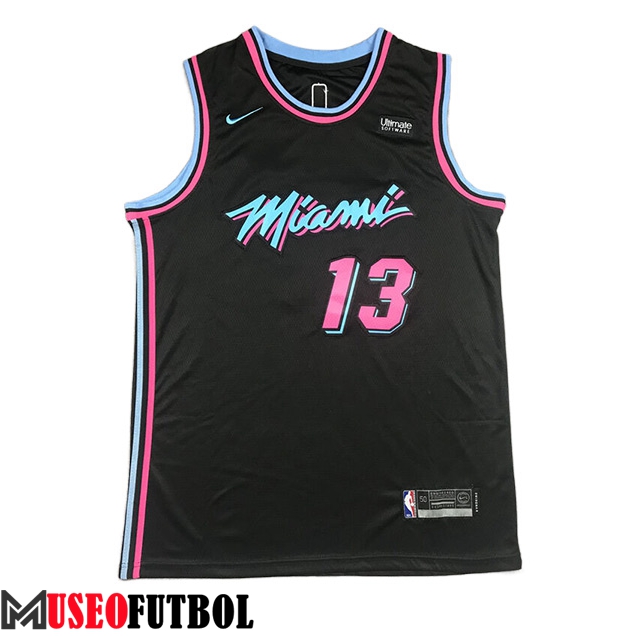 Camisetas Miami Heat (ADEBAYO #13) 2023/24 Negro