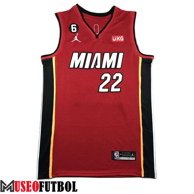 Camisetas Miami Heat (BUTLER #22) 2023/24 Rojo -03