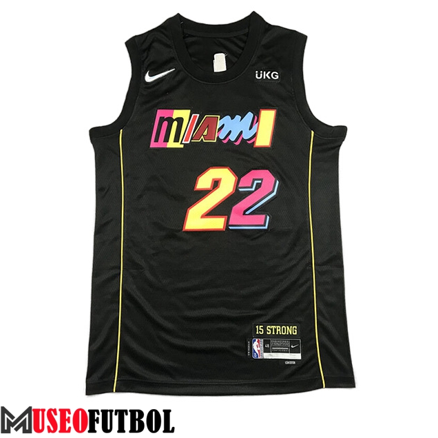 Camisetas Miami Heat (BUTLER #22) 2023/24 Negro -02