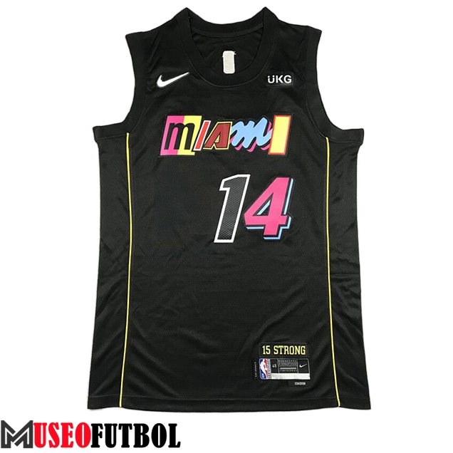 Camisetas Miami Heat (HERRO #14) 2023/24 Negro -02