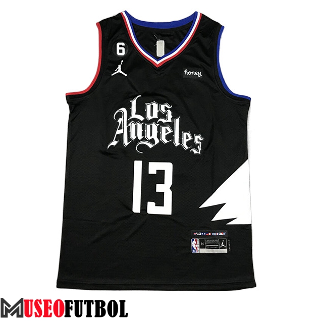 Camisetas Los Angeles Clippers (GEORGE #13) 2023/24 Negro