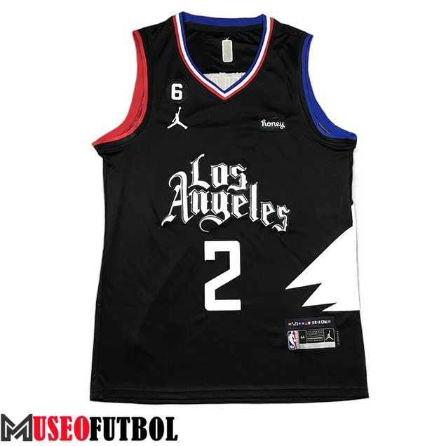 Camisetas Los Angeles Clippers (LEONARD #2) 2023/24 Negro