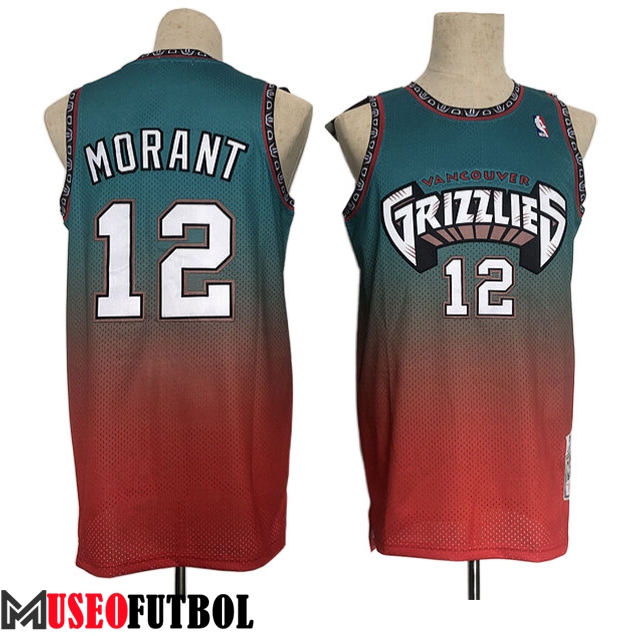 Camisetas Memphis Grizzlies (MORANT #12) 2023/24 Verde -02