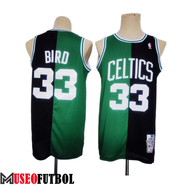 Camisetas Boston Celtics (BIRD #33) 2023/24 Negro/Verde