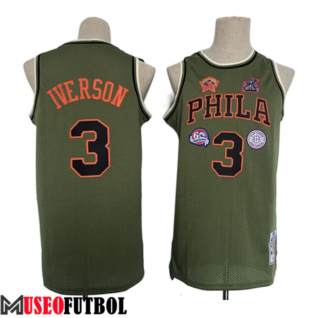 Camisetas Philadelphia 76ers (IVERSON #3) 2023/24 Marrón