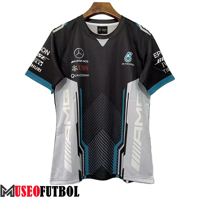 Camiseta de manga corta F1 Mercedes Benz Team Negro/Gris 2023