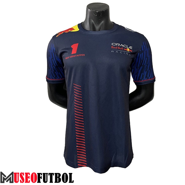 Camiseta de manga corta F1 RedBull Racing Team Azul marino 2023 -04