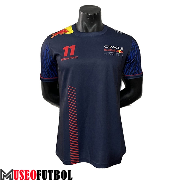 Camiseta de manga corta F1 RedBull Racing Team Azul marino 2023 -03