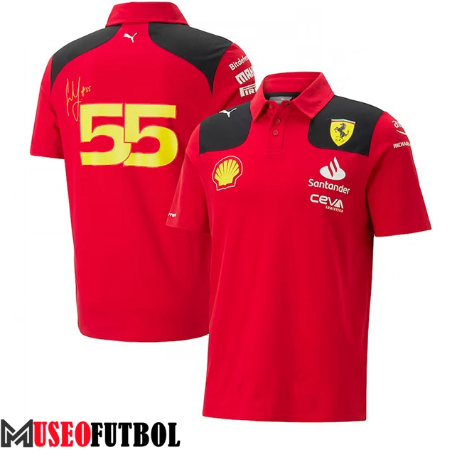 Polo F1 Scuderia Ferrari Team Rojo 2023 -02