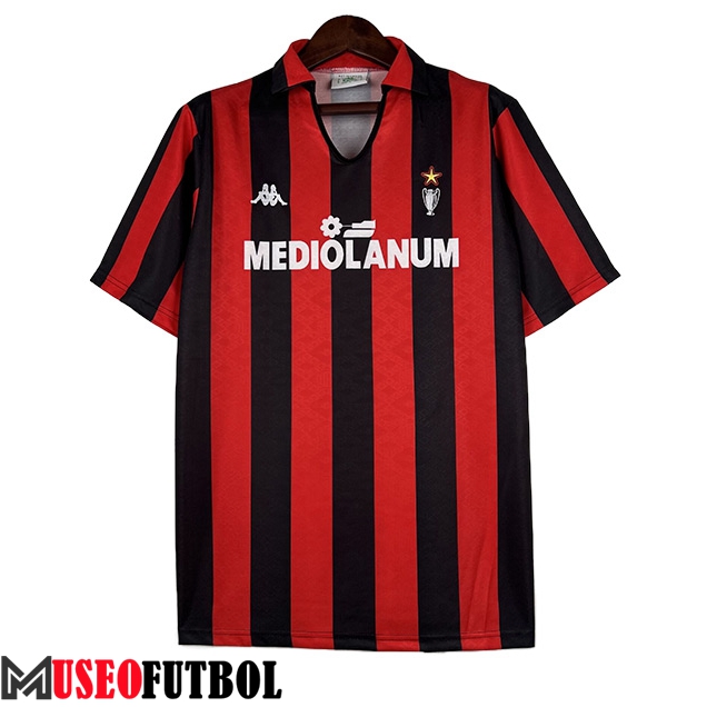 Camisetas De Futbol AC Milan Retro Primera 1989/1990