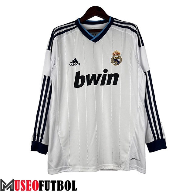 Camisetas De Futbol Real Madrid Retro Primera Manga Largas 2012/2013