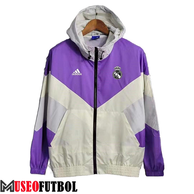 Rompevientos Real Madrid Violeta/Gris 2023/2024